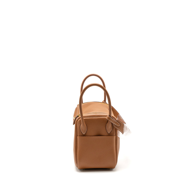 Hermes Lindy 26 Clemence Gold GHW Stamp B