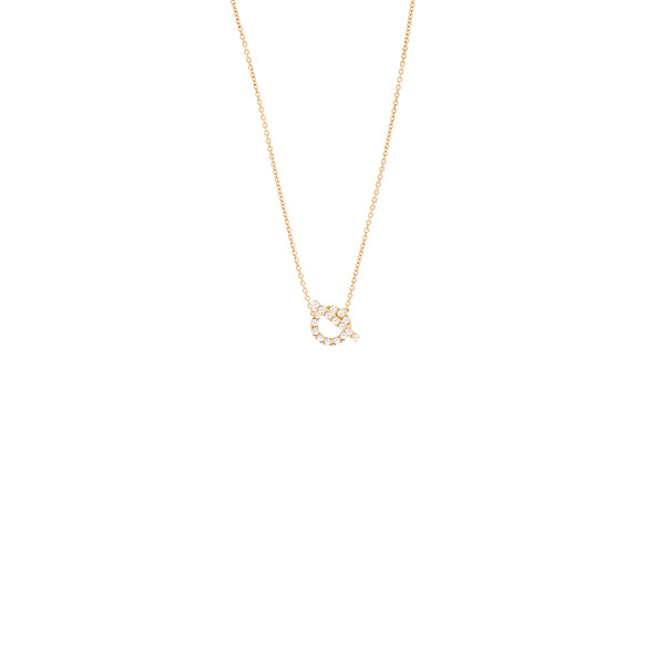 Hermes Finesse Pendant/Necklace Rose Gold Diamonds