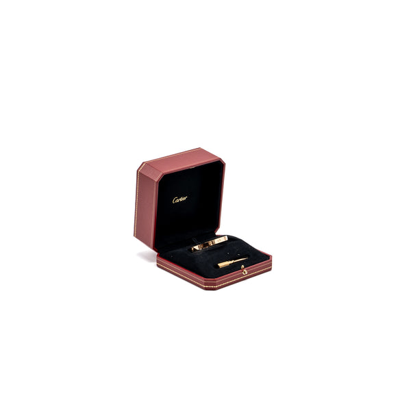Cartier size 16 love bracelet rose gold