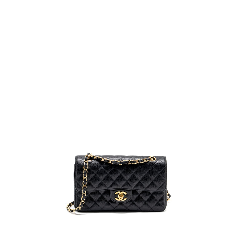 Chanel vintage small Classic double flap bag caviar black GHW