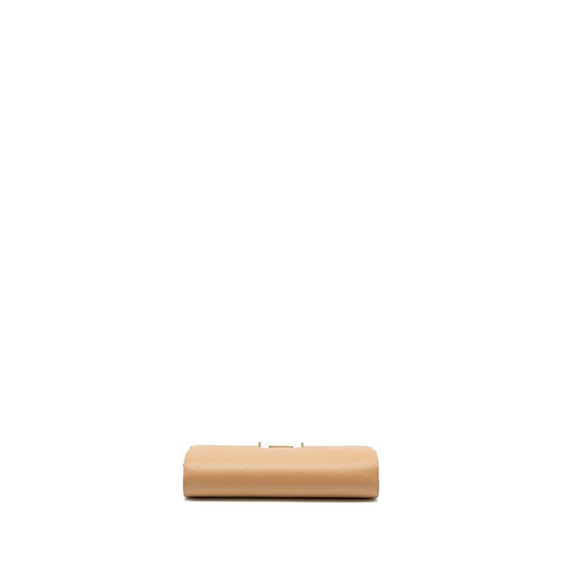 Hermes Constance To Go Epsom Chai/Nata Laque Hardware Stamp U