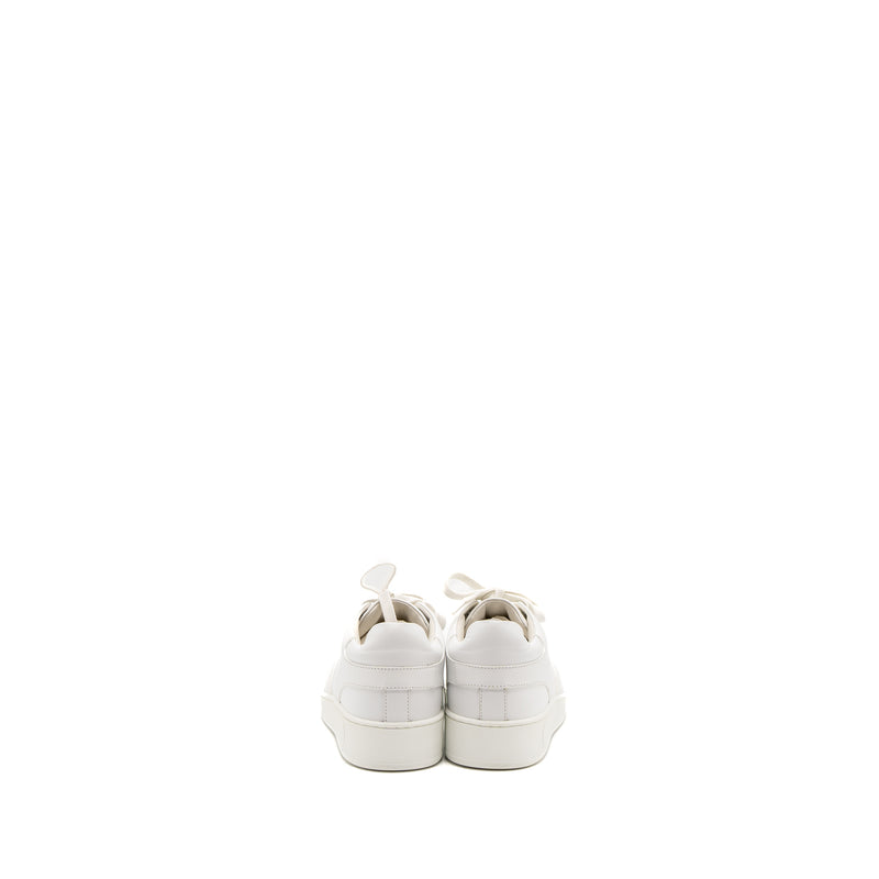 Hermes Size 37.5 Femme Free Sneaker Epsom/Calfskin Blanc
