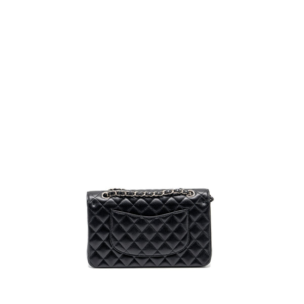 Chanel medium classic double flap bag Caviar Black SHW