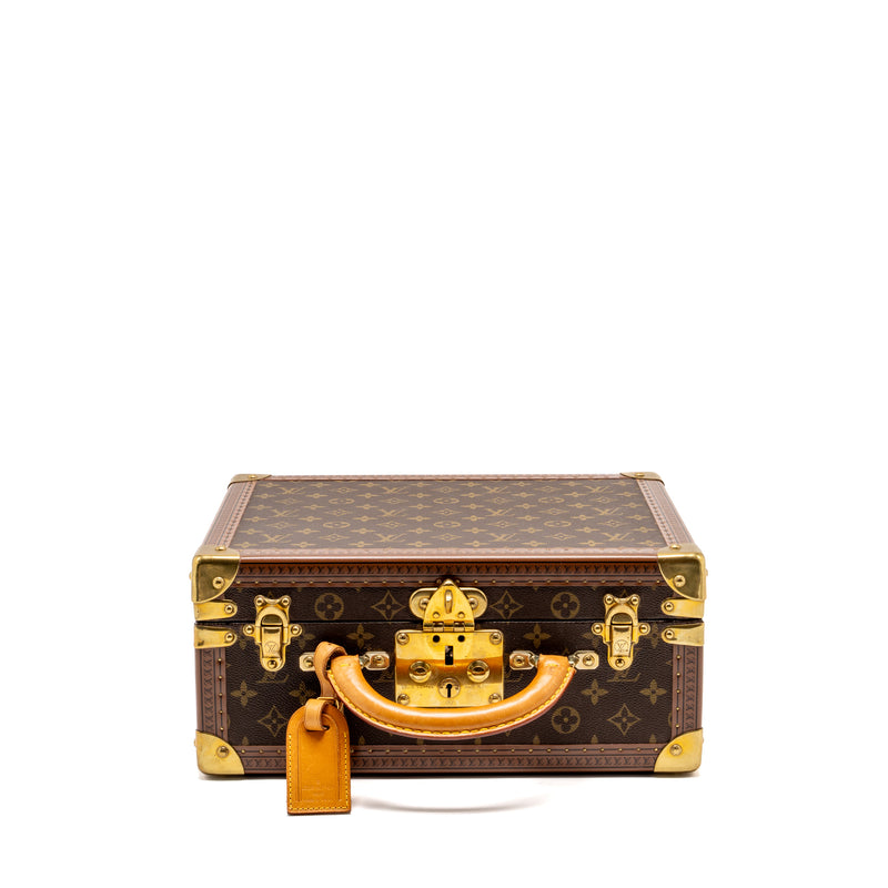 Louis Vuitton Vintage Monogram Tabor 35 Train Case GHW