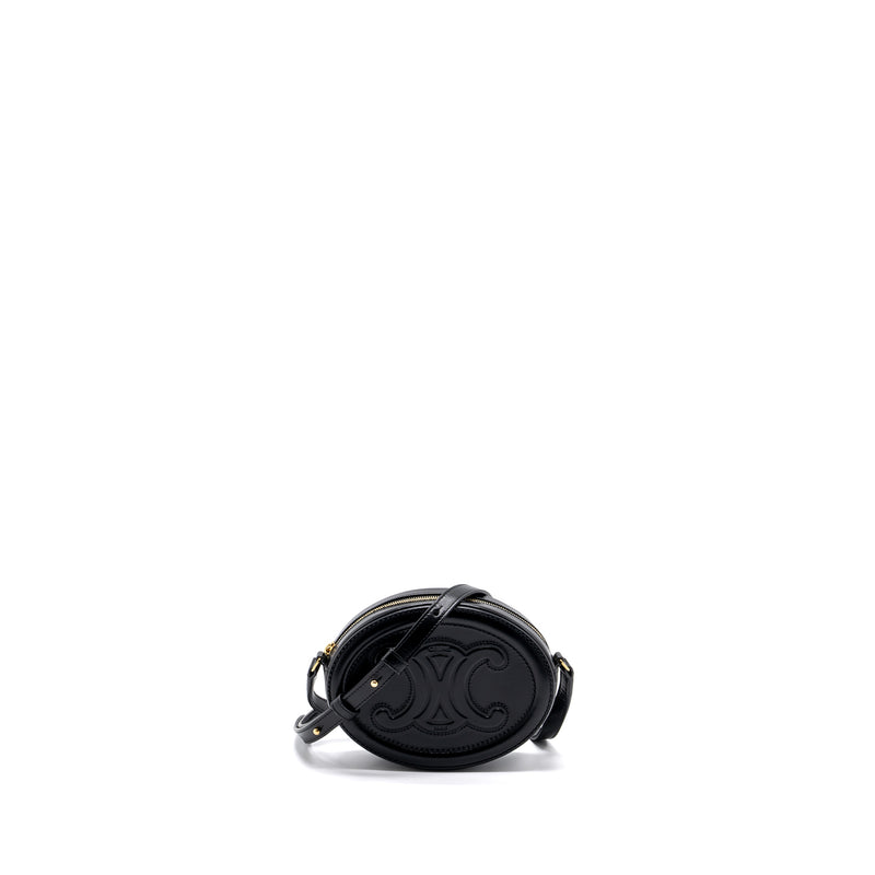 Celine Oval Bag Cuir Triumphed Calfskin Black GHW