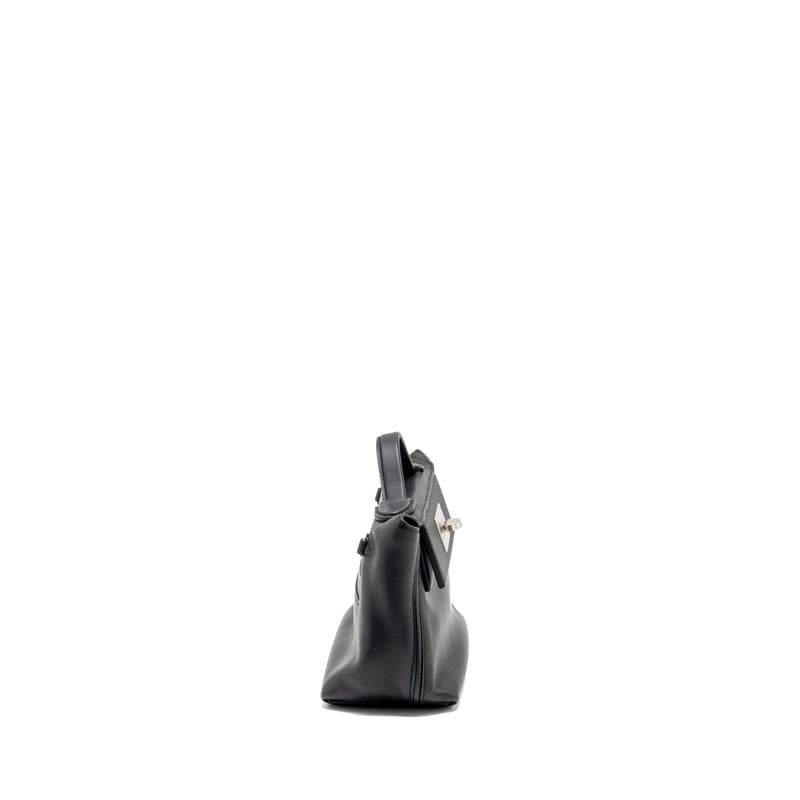 Hermes Mini 24/24 2424-21 Bag Swift Black SHW Stamp U