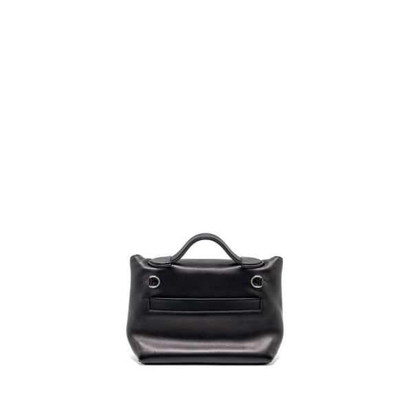 Hermes Mini 24/24 2424-21 Bag Swift Black SHW Stamp U
