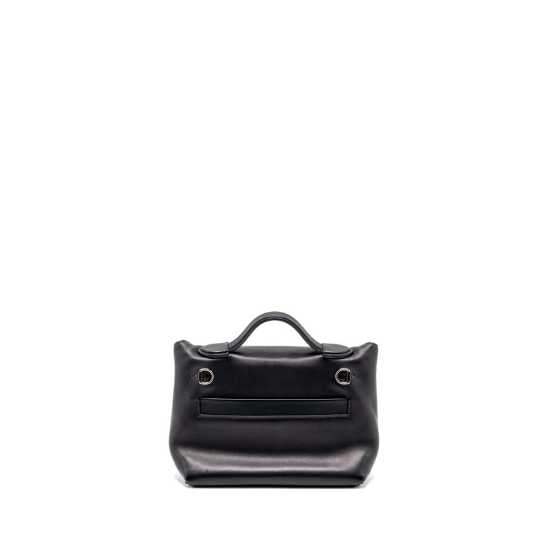 Hermes Mini 24/24 2424-21 Bag Swift Black SHW Stamp U
