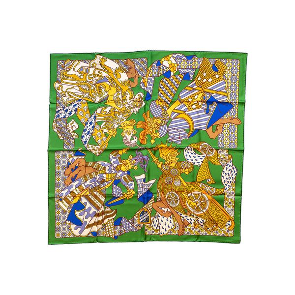 Hermes 90cm silk scarf Duels Oniriques Multicoloured