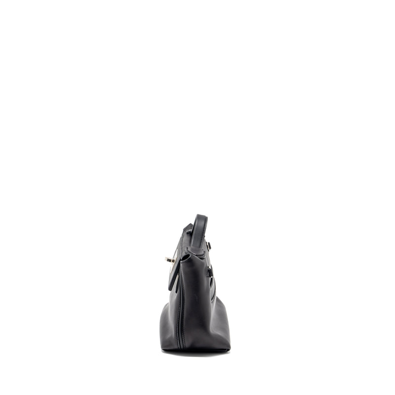 Hermes Mini 24/24 2424-21 Bag Swift Black SHW Stamp U