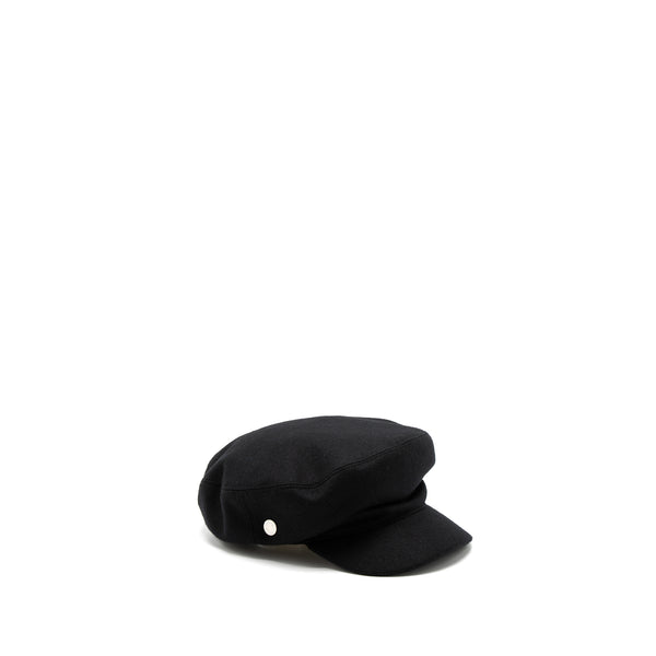 Hermes Size 59 Casquette Deni Women’s Cap Wool Black SHW