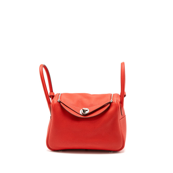 Hermes Lindy 26 Clemence S3 Rouge De Coeur SHW Stamp Y