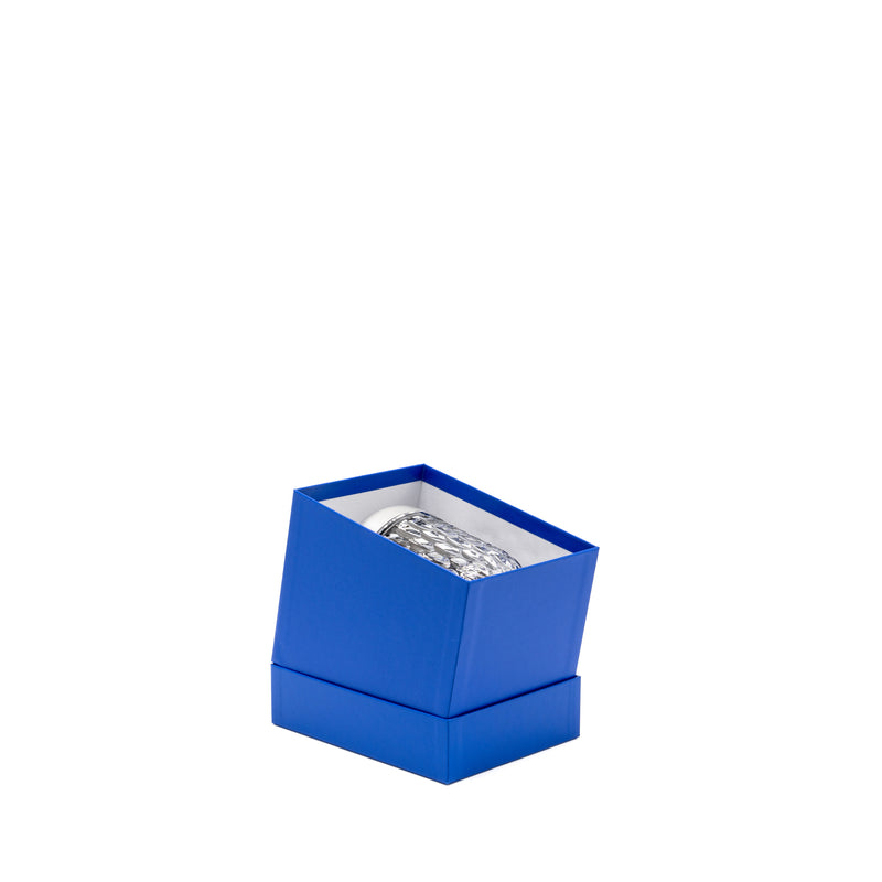 HERMES X Saint Louis Folia Mini Portable Crystal Lamp Silver SHW