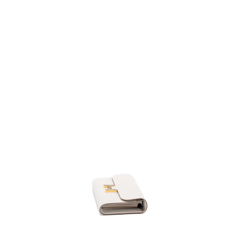 Hermes Constance to go Epsom/Lizard Gris Pale/Gris Tourterelle GHW Stamp B