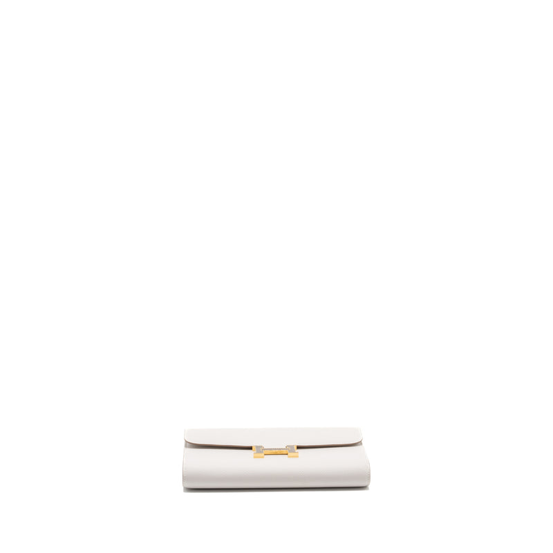 Hermes Constance to go Epsom/Lizard Gris Pale/Gris Tourterelle GHW Stamp B