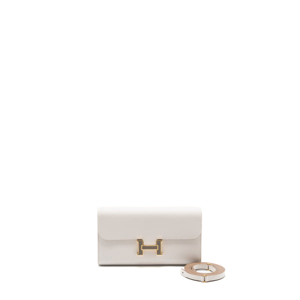 Hermes Constance to go Epsom/Lizard Gris Pale/Gris Tourterelle GHW Stamp B
