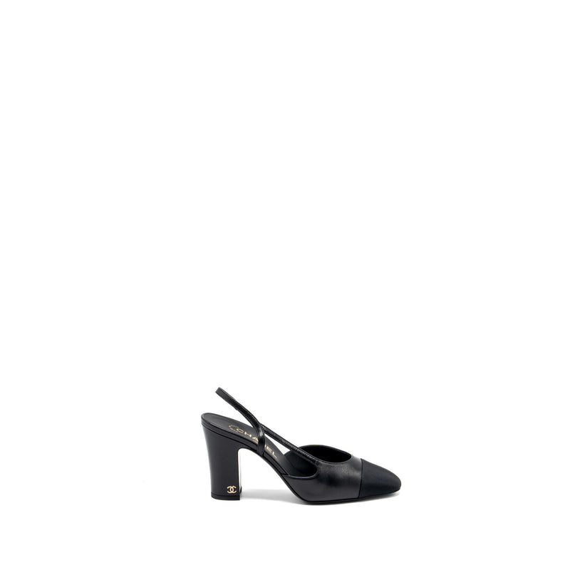 Chanel Size 37 SlingBack Black