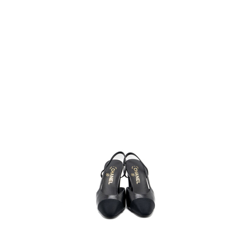 Chanel Size 37 SlingBack Black