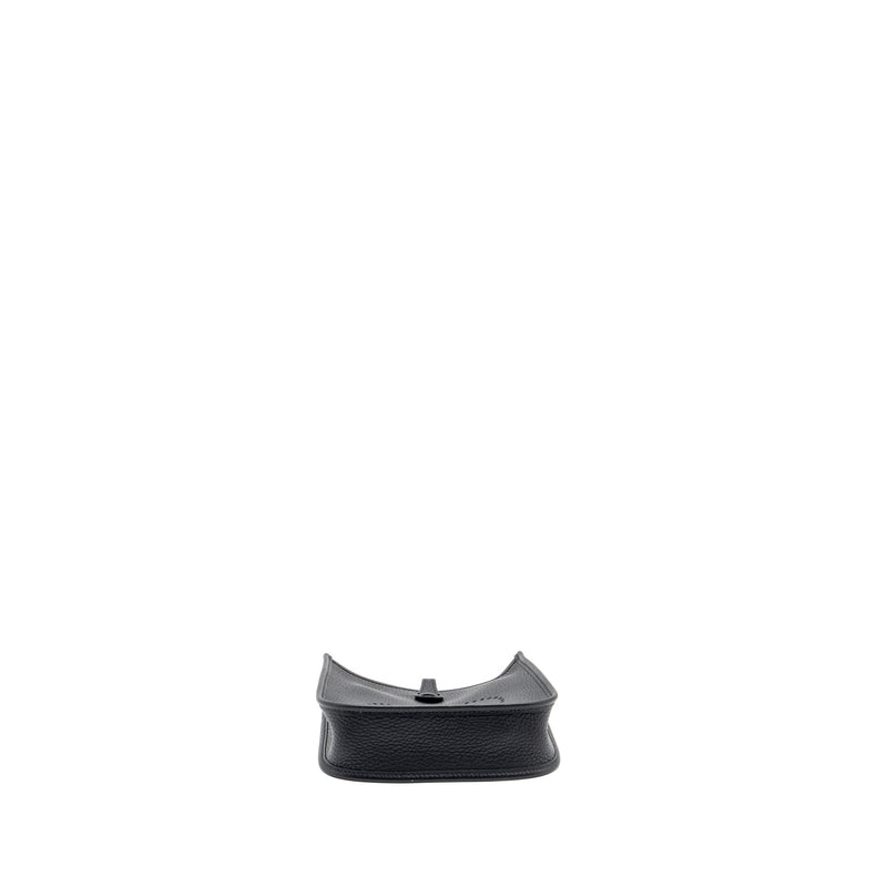 Hermes Mini Evelyne Clemence Black GHW Stamp B
