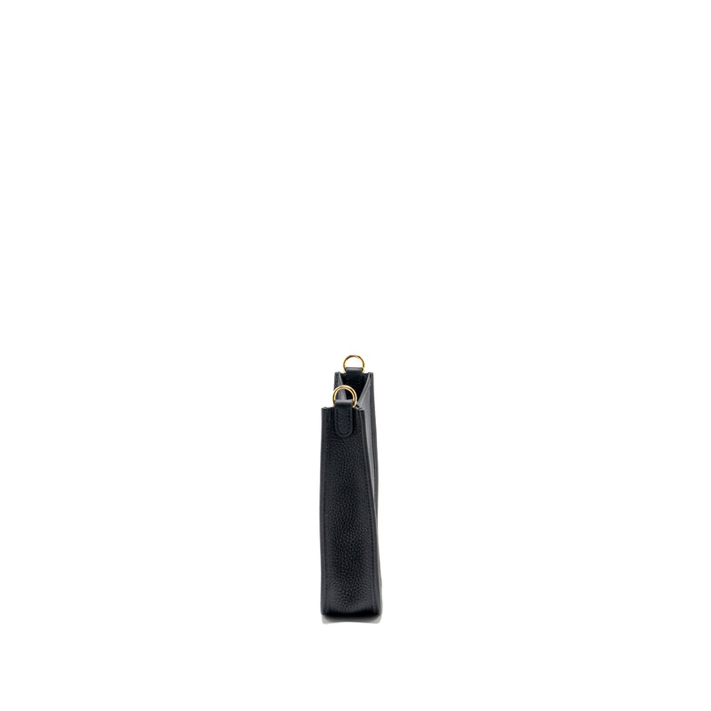 Hermes Mini Evelyne Clemence Black GHW Stamp B