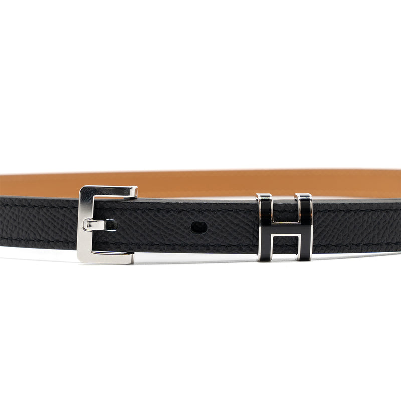 Hermes Size 70 Pop H 15 Belt Epsom Black SHW Stamp B