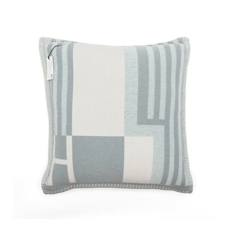 Hermes Ithaque Pillow Wool/Cashmere Gris/Perle