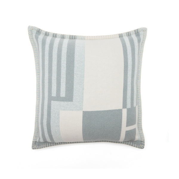Hermes Ithaque Pillow Wool/Cashmere Gris/Perle