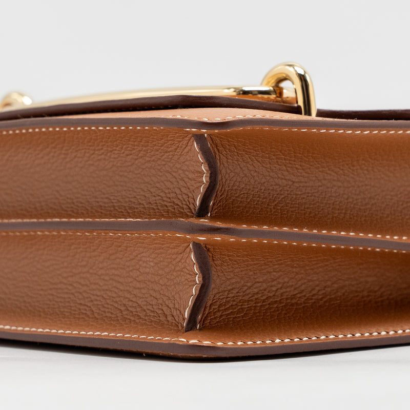 HERMES Mini Roulis Evercolor Gold GHW Stamp Y