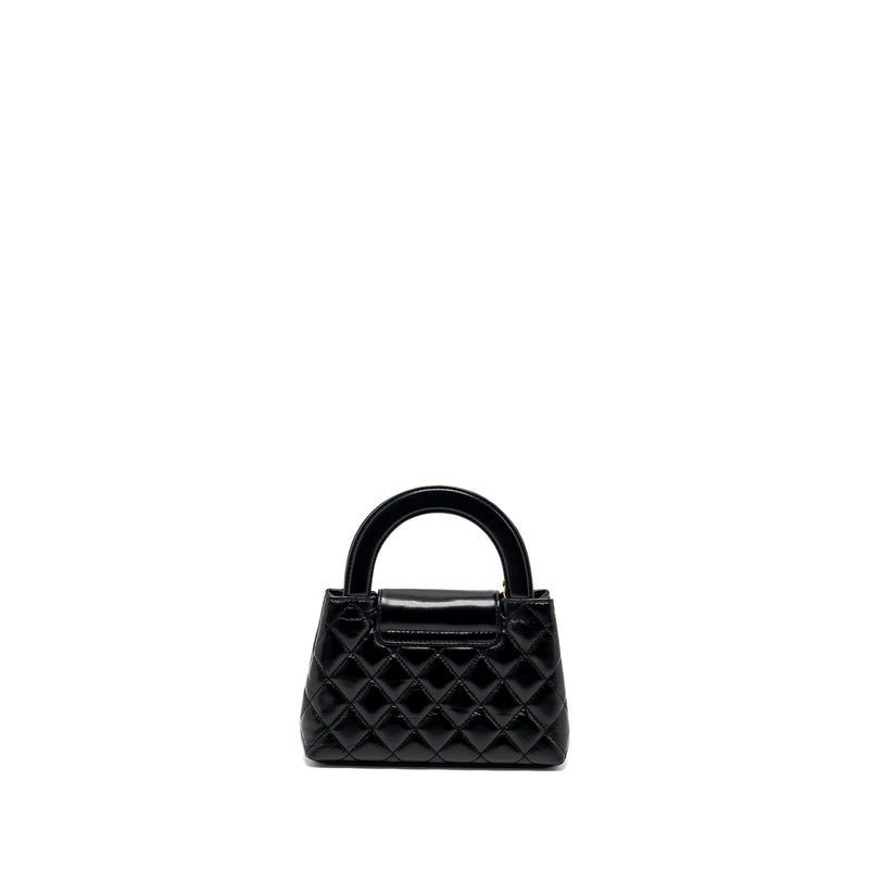 Chanel mini kelly shopping tote bag calfskin GHW (Microchip)
