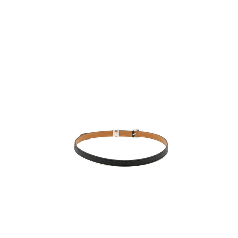 Hermes Size 70 Pop H 15 Belt Epsom Black SHW Stamp B