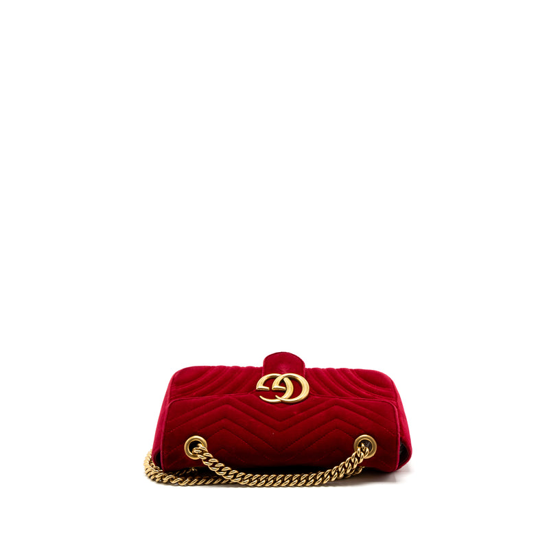 Gucci velvet red online bag