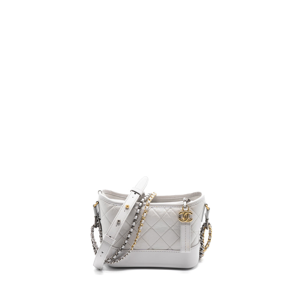 Chanel Small Gabrielle Clutch with Chain - Neutrals Crossbody Bags