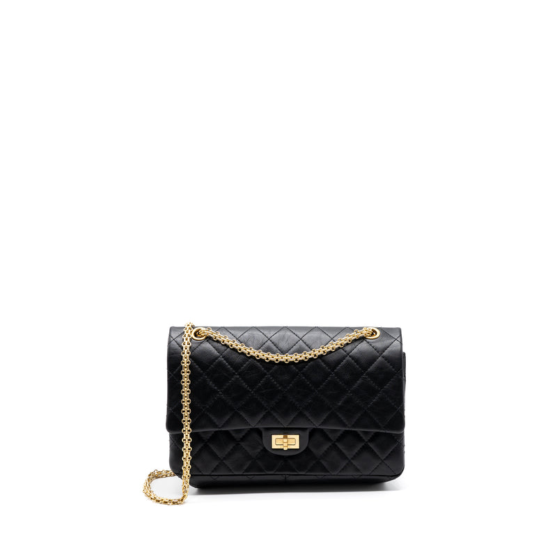 Chanel 2.55 226 Reissue Flap bag aged calfskin black GHW
