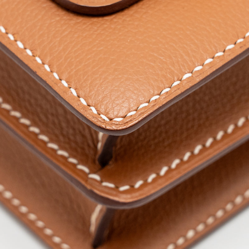 HERMES Mini Roulis Evercolor Gold GHW Stamp Y