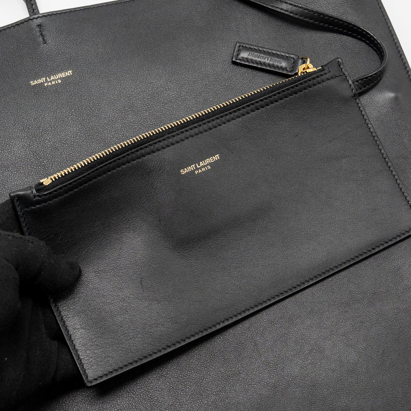 Saint Laurent/YSL Suzanne Hobo Bag Calfskin Black GHW