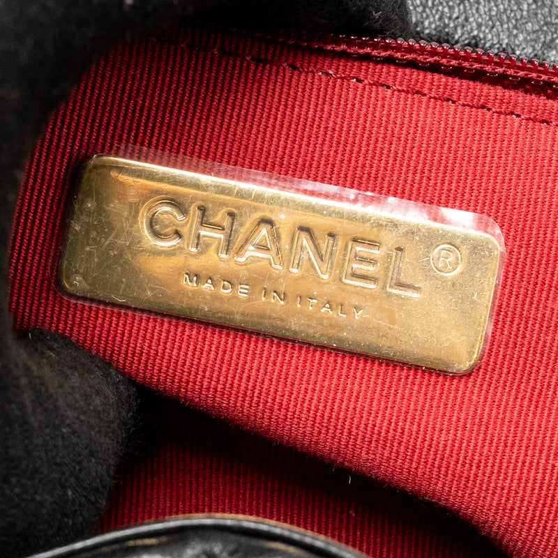 Chanel 24C 19 Backpack Lambskin Black Multicolour Hardware (Microchip)