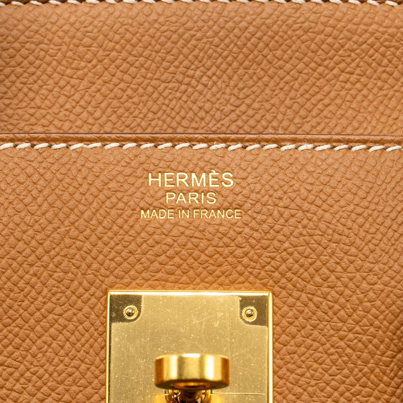 Hermes Birkin 30 Epsom Gold GHW Stamp Z