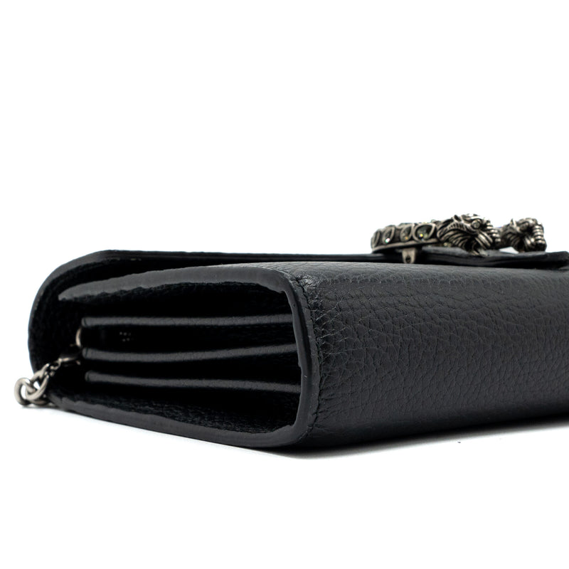 Gucci Dionysus Mini Chain Bag Calfskin Black SHW