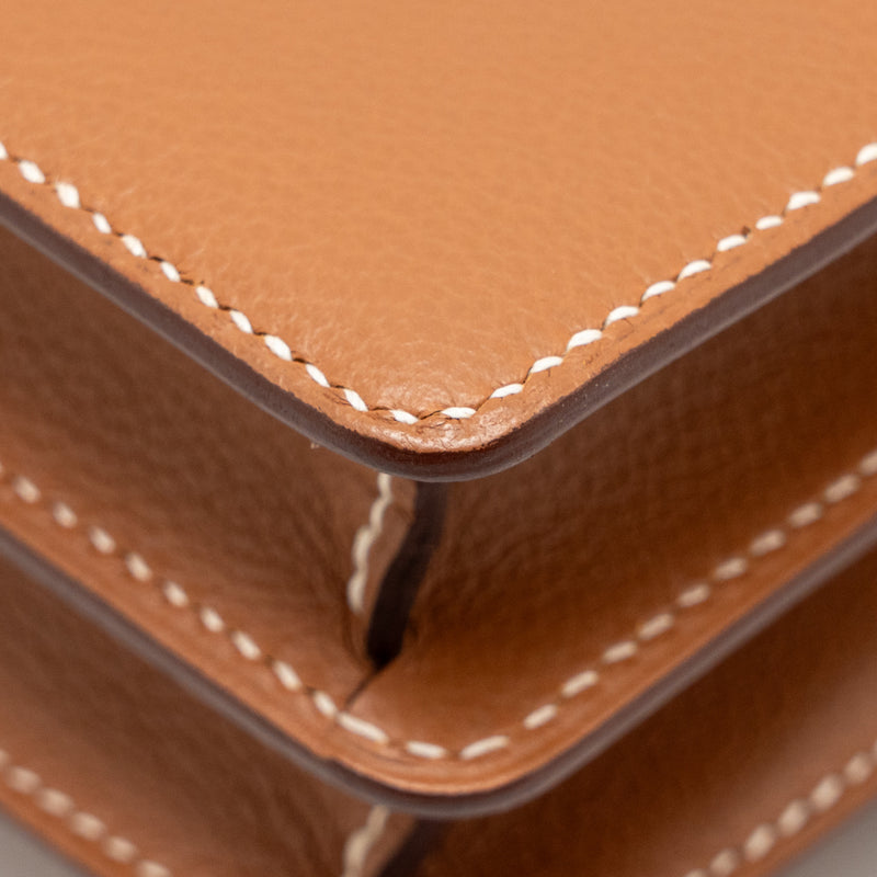 HERMES Mini Roulis Evercolor Gold GHW Stamp Y
