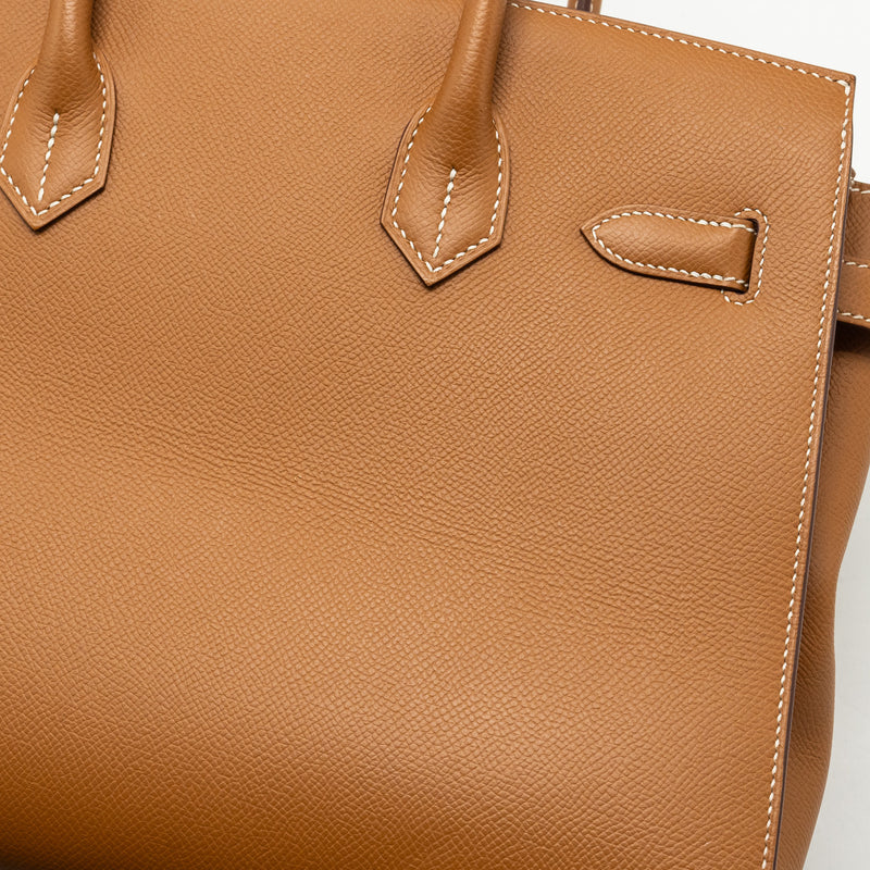 Hermes Birkin 30 Epsom Gold GHW Stamp Z
