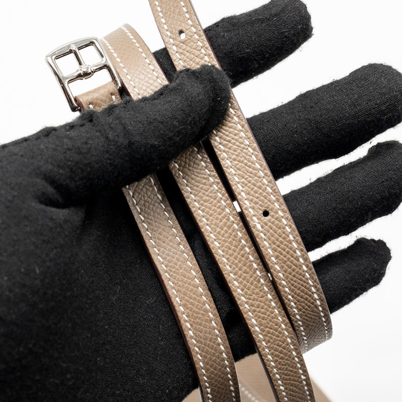 Hermes Hermesnap Epsom Etoupe SHW Stamp W