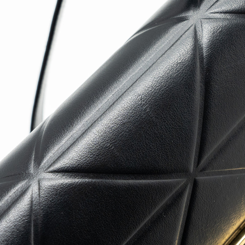 Prada Pattina in Pelle Calfskin Black GHW
