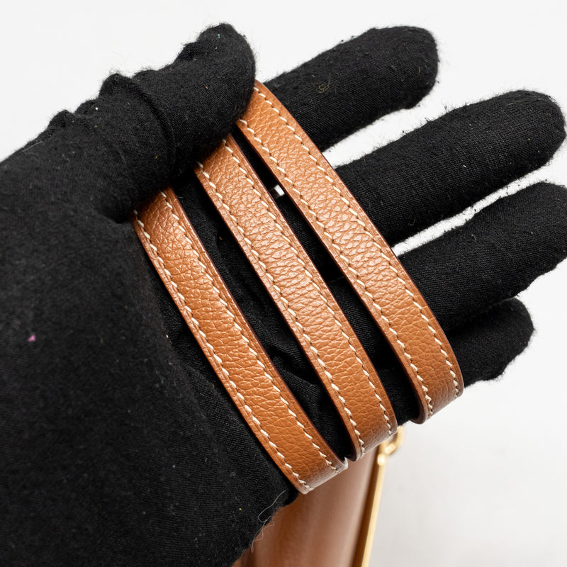 Hermes Mini Roulis Evercolor gold LGHW Stamp Y