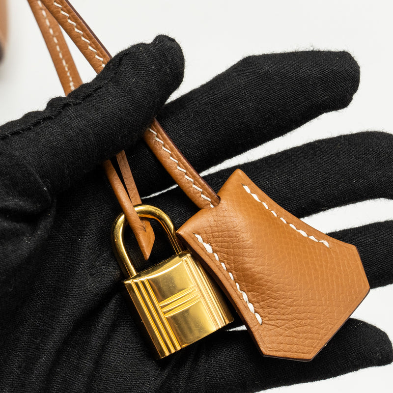 Hermes Birkin 30 Epsom Gold GHW Stamp Z