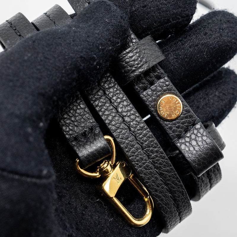 Louis Vuitton Monogram Empreinte Easy Pouch On Strap - Black