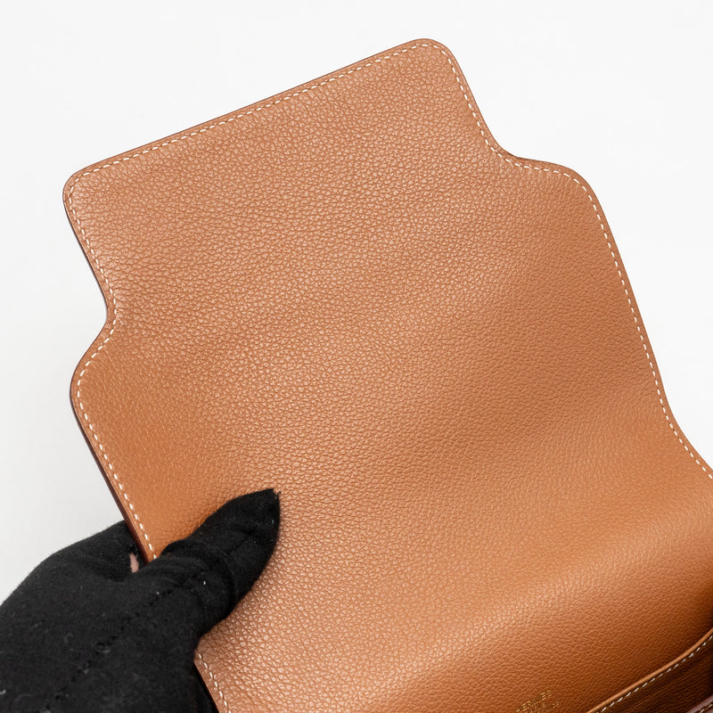 Hermes Mini Roulis Evercolor gold LGHW Stamp Y