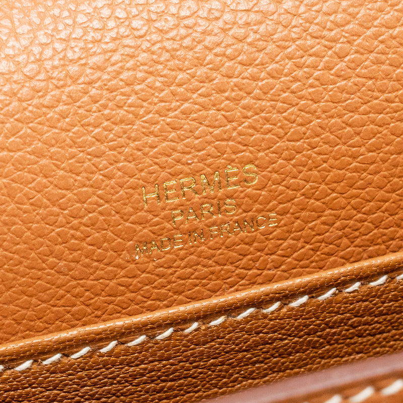 Hermes Mini Roulis Evercolor gold LGHW Stamp Y