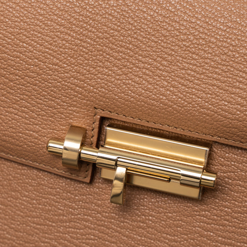 Hermes Mini Verrou Chevre Mysore 2J Quebracho LGHW Stamp U