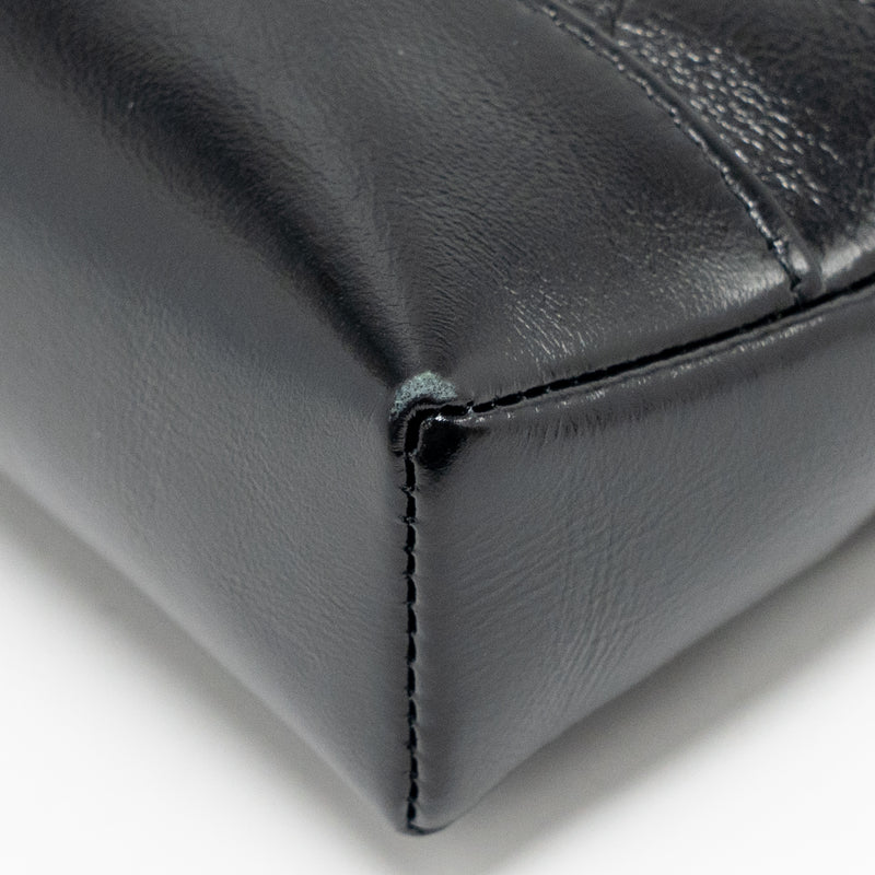 Chanel 24C Mini 31 Clutch with Chain Shiny Calfskin Black LGHW (Microchip)