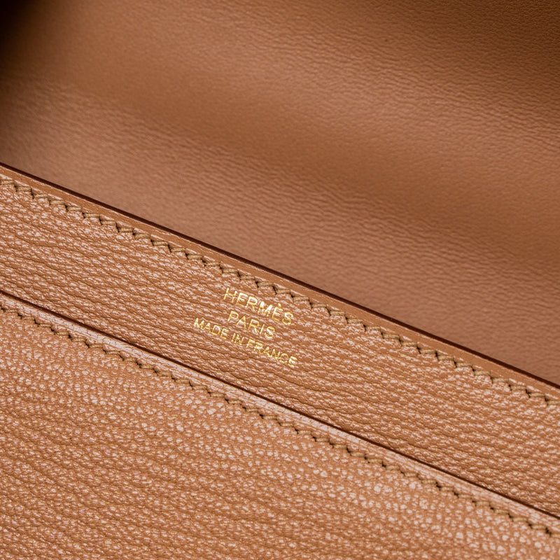 Hermes Mini Verrou Chevre Mysore 2J Quebracho LGHW Stamp U